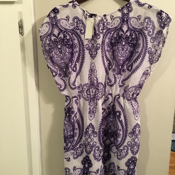 Mango MNG Swim Cover Up Sz Sm NWT Paisley Boho - Picture 7 of 8